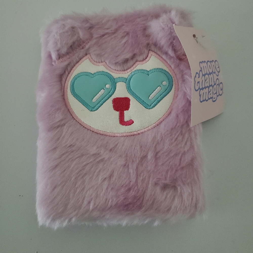 2/$15 Plush Dog Journal More Than MagicNotebook